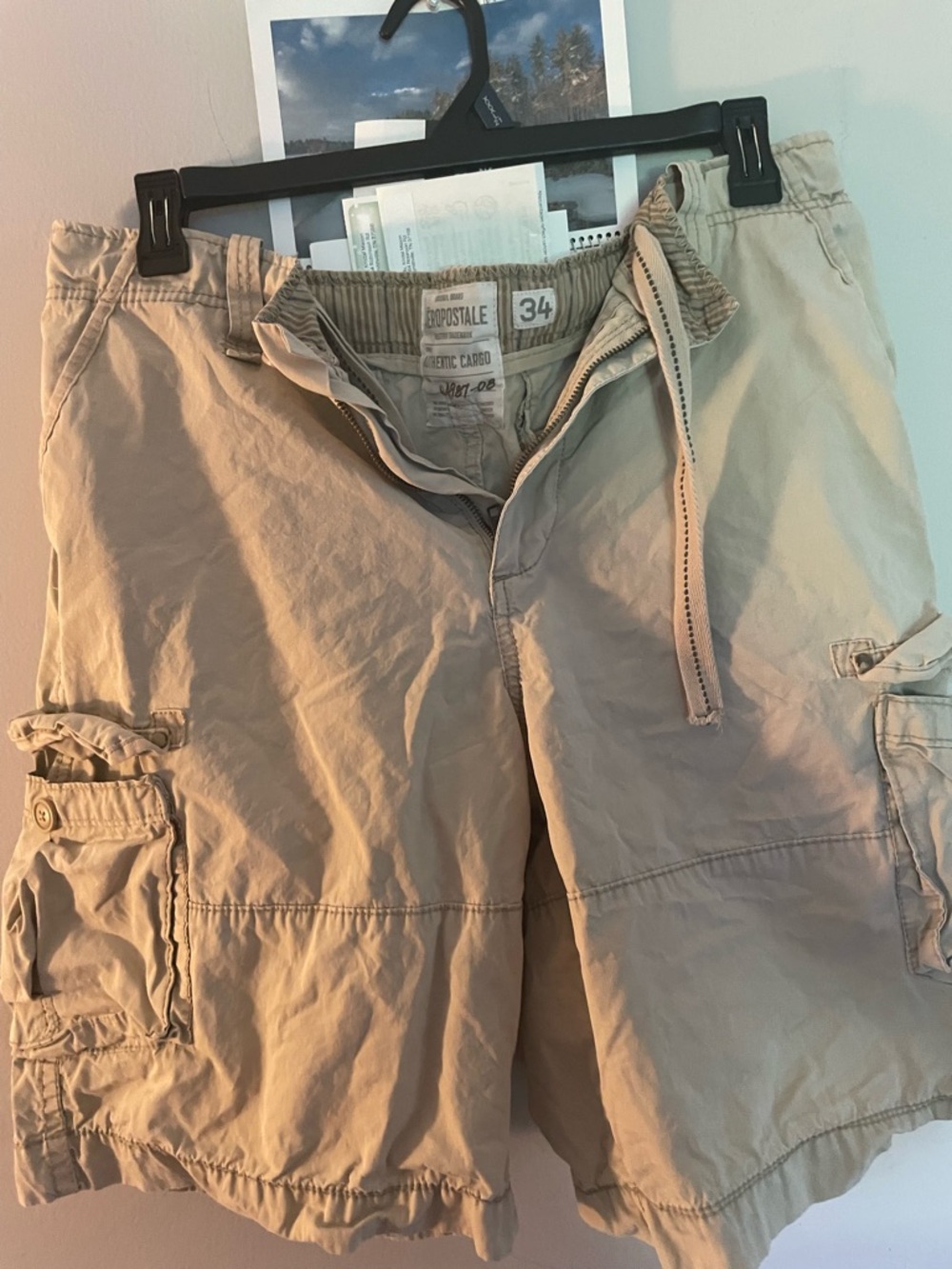 Aeropostale Tan Cargo Shorts